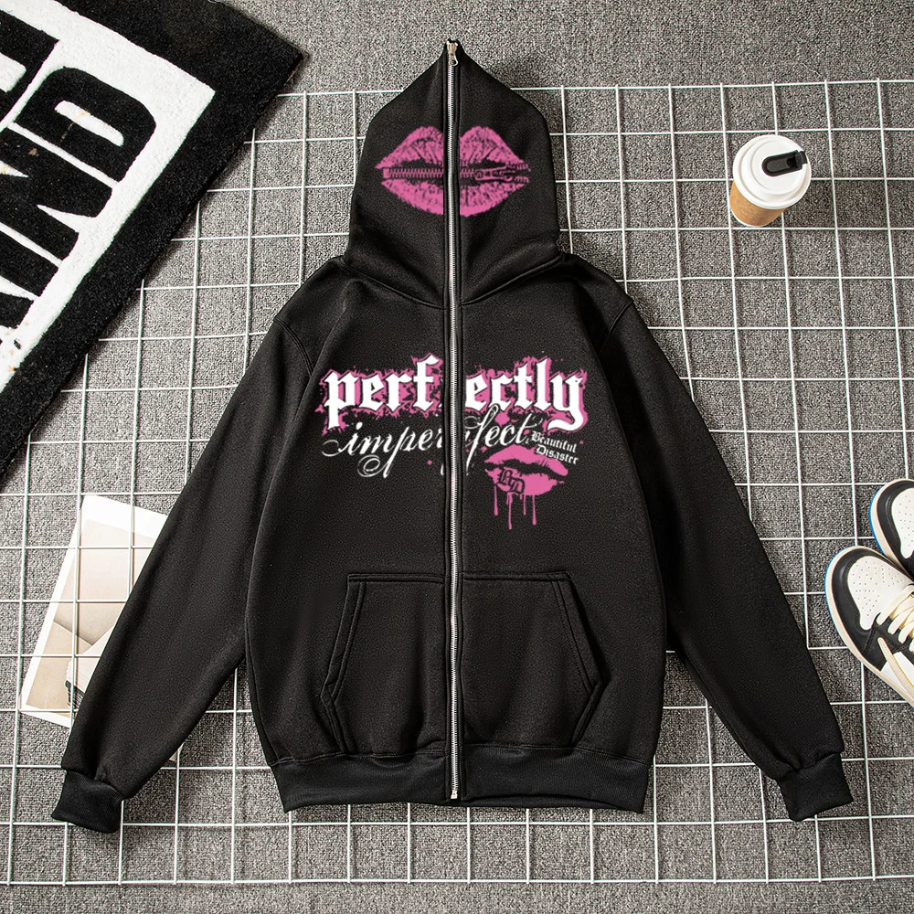 Women's Autumn Zipper Hoodies Casual Lette Print Unisex Harajuku Casual Zip Up Hooded Sweatshirts Hip Hop Streetwear Y2K Coat
Women's Autumn Zipper Hoodies Casual Lette Print Unisex Harajuku Casual Zip Up Hooded Sweatshirts Hip Hop Streetwear Y2K Coat