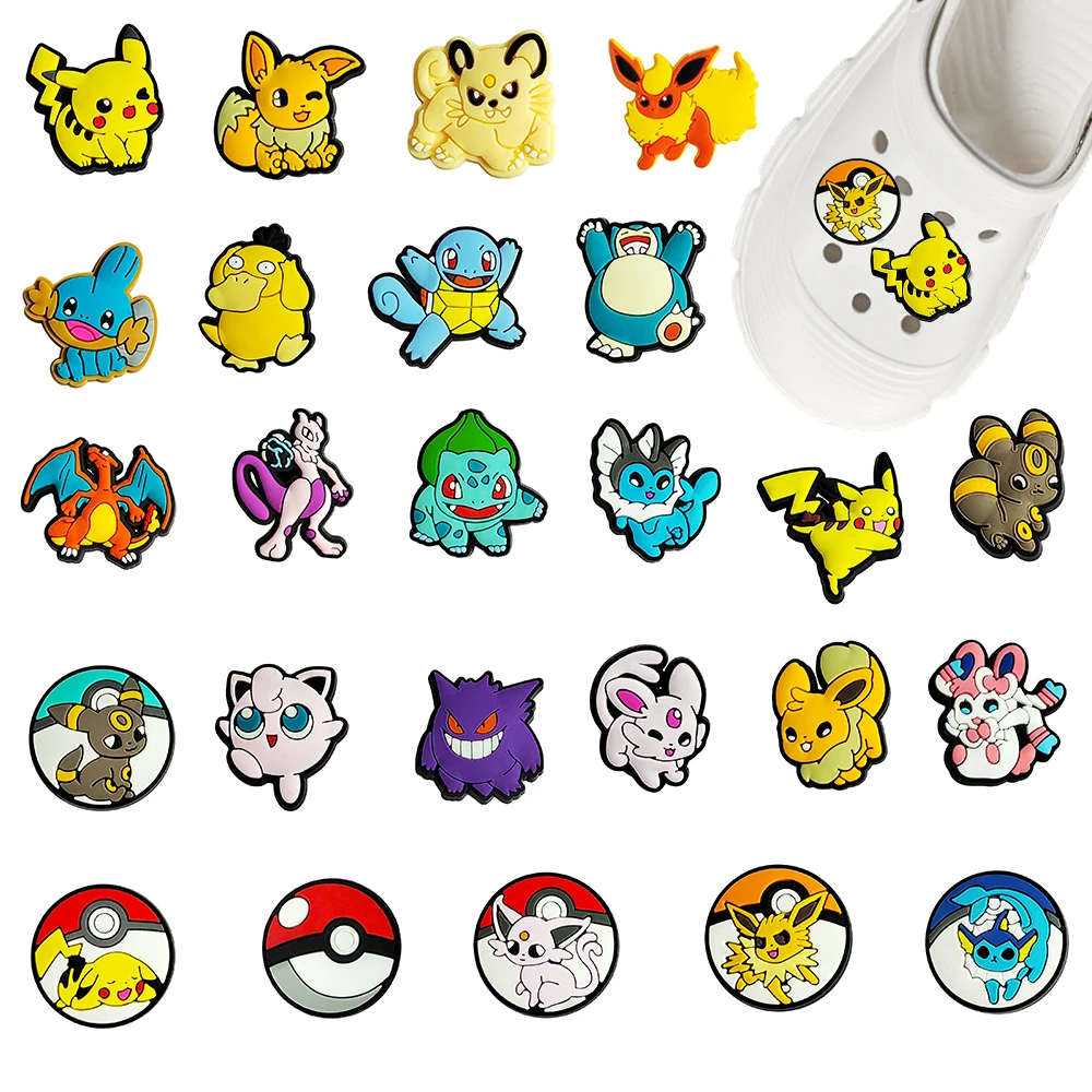 1-50pcs MINISO NEW Cartoon Pokemon Pikachu Series PVC shoe Accessories DIY Detachable Waterproof PVC Shoe Decorations Kids Gifts
1-50pcs MINISO NEW Cartoon Pokemon Pikachu Series PVC shoe Accessories DIY Detachable Waterproof PVC Shoe Decorations Kids Gifts