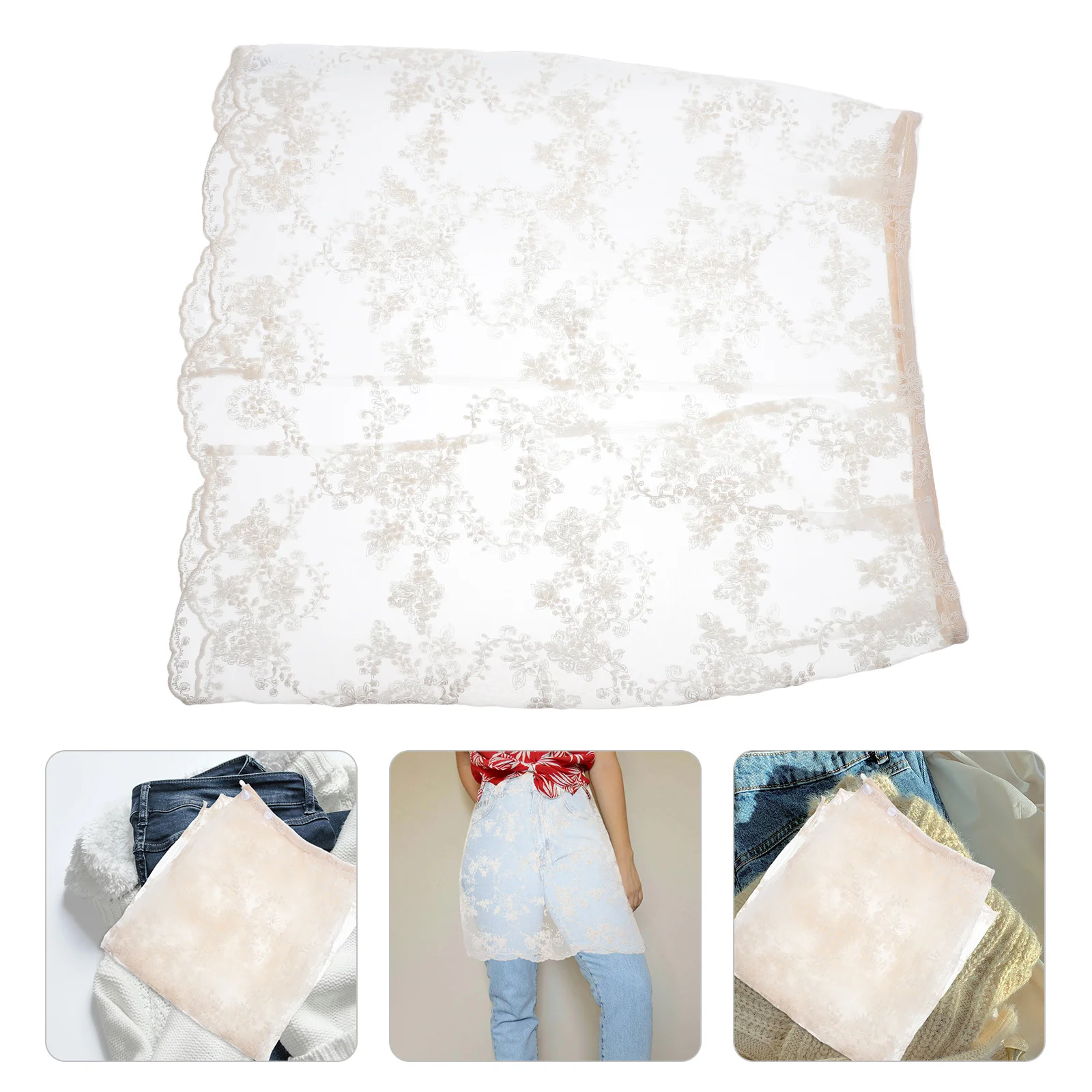 Lace Skirt Cover Up See Through Mesh Stacked Wrap Adjustable Fit Feminine Elegance Short Lace Skirt See Through Skirts for Women
Lace Skirt Cover Up See Through Mesh Stacked Wrap Adjustable Fit Feminine Elegance Short Lace Skirt See Through Skirts for Women