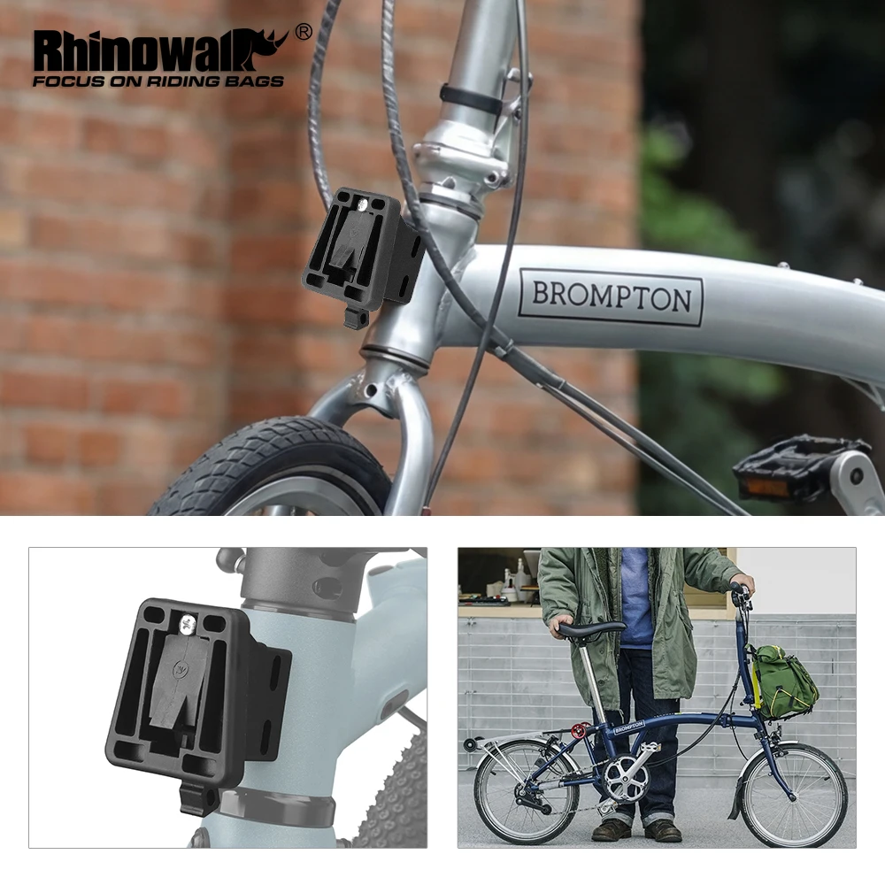 Rhinowalk Folding Bike Front Carrier Block Adapter Heat & Cold Resistant Secure Screw-Mounted Installation For Brompton Dahon
Rhinowalk Folding Bike Front Carrier Block Adapter Heat & Cold Resistant Secure Screw-Mounted Installation For Brompton Dahon