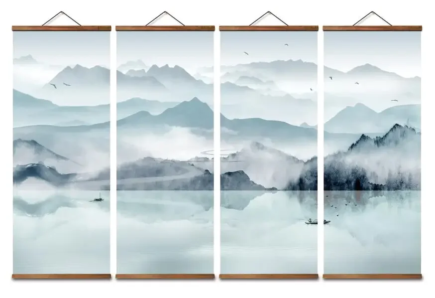 MT0140 Chinese Style Ink Swallow Boat Landscape Decorative Wall Art Canvas Posters Solid Wood Scroll Paintings
MT0140 Chinese Style Ink Swallow Boat Landscape Decorative Wall Art Canvas Posters Solid Wood Scroll Paintings