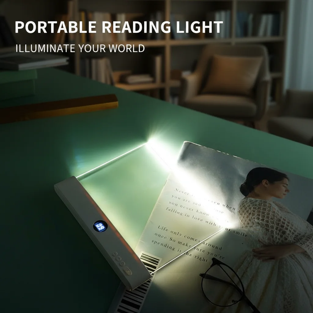 LED Flat Panel Reading Light USB Charging Eye Protection Night Vision Student Book Lamp Indoor Lighting for Nighttime Study
LED Flat Panel Reading Light USB Charging Eye Protection Night Vision Student Book Lamp Indoor Lighting for Nighttime Study
