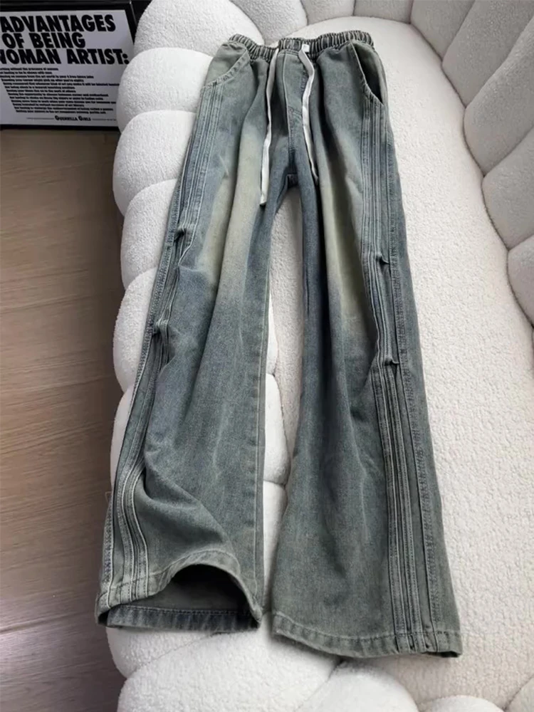 American Retro Blue Flared Jeans Men's Winter High-End Folded Workwear Pants Tee Bars Sport Straight Leg Pants
American Retro Blue Flared Jeans Men's Winter High-End Folded Workwear Pants Tee Bars Sport Straight Leg Pants
