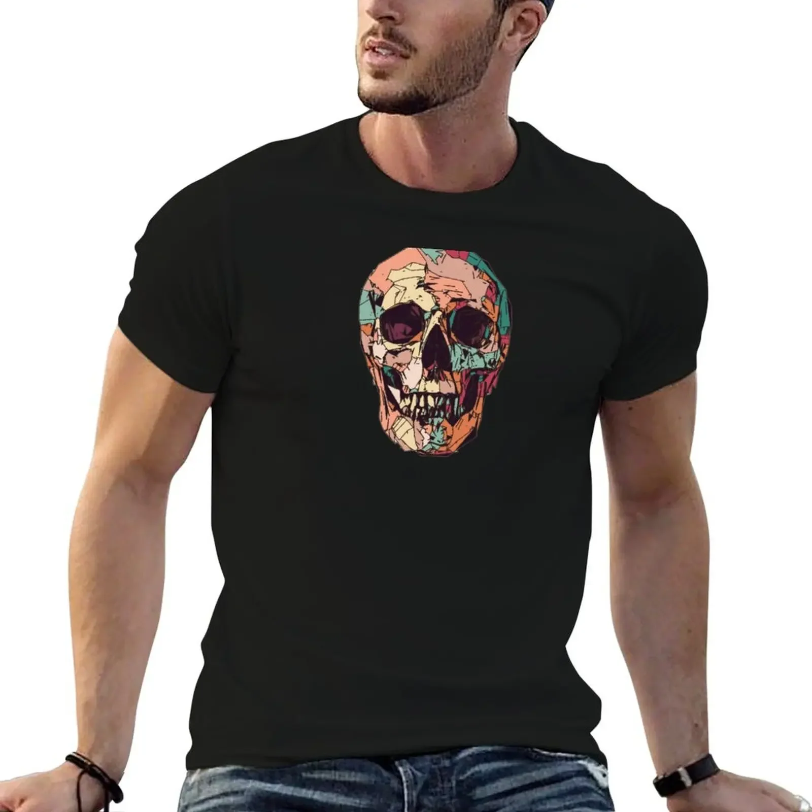 Abstract Colored Skull T-Shirt anime tshirt plus size clothes plain white t shirts men
Abstract Colored Skull T-Shirt anime tshirt plus size clothes plain white t shirts men