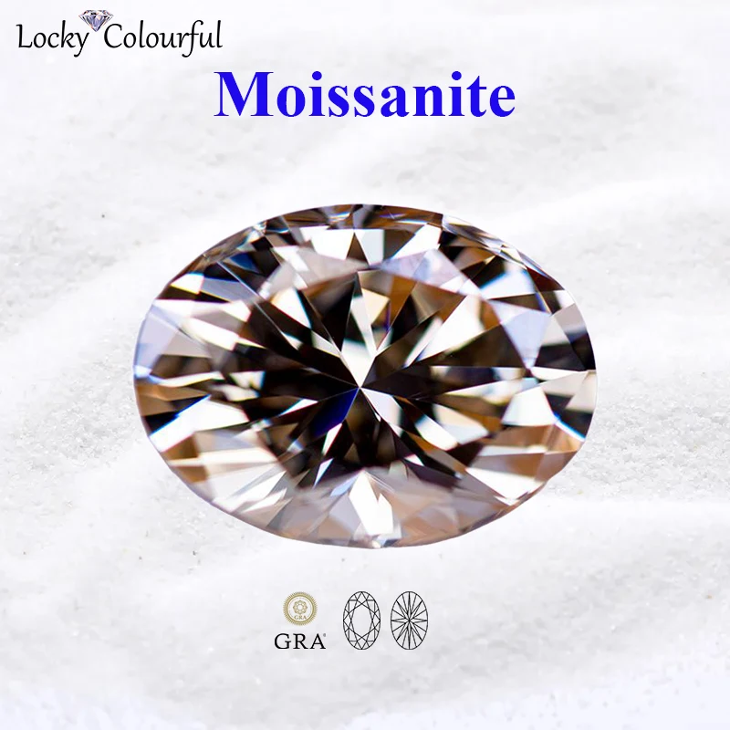 Moissanite Natural Color Champagne VVS1 Oval Cut with GRA Certificate for DIY Charms Beads Jewelry Making Necklace Materials
Moissanite Natural Color Champagne VVS1 Oval Cut with GRA Certificate for DIY Charms Beads Jewelry Making Necklace Materials
