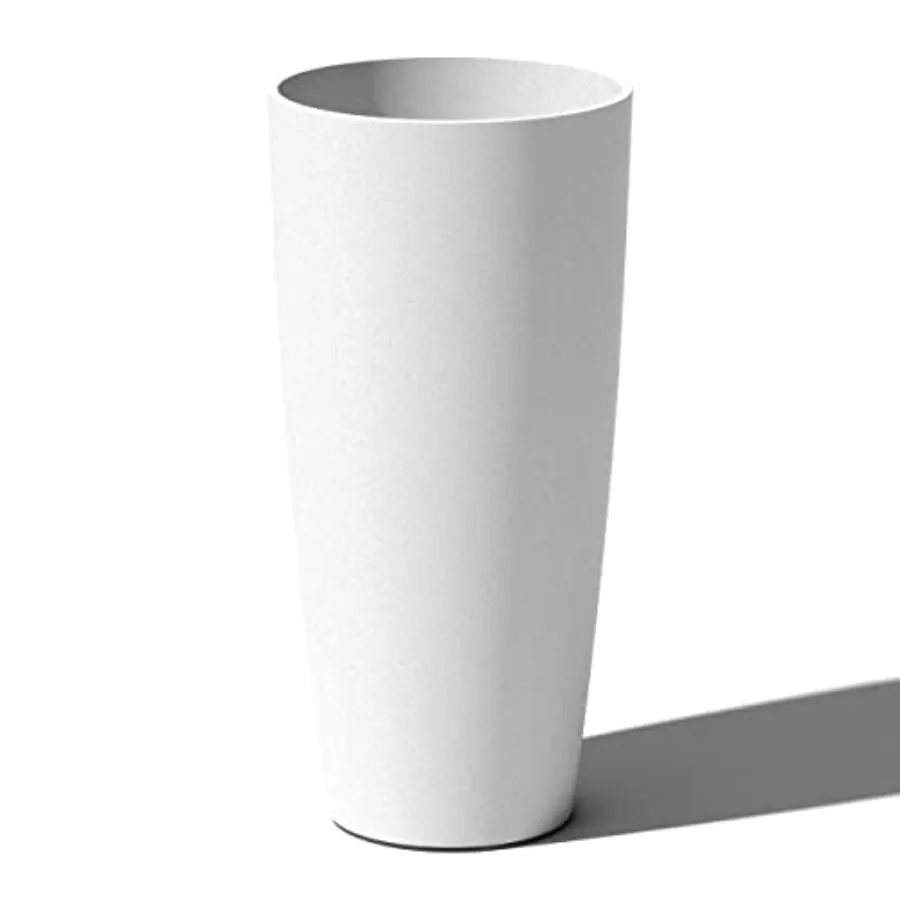 Mason Series Vega Planter - Round Tall Planter for Indoor or Outdoor Porch/Patio Made from Plastic-Stone Composite with Drainag
Mason Series Vega Planter - Round Tall Planter for Indoor or Outdoor Porch/Patio Made from Plastic-Stone Composite with Drainag