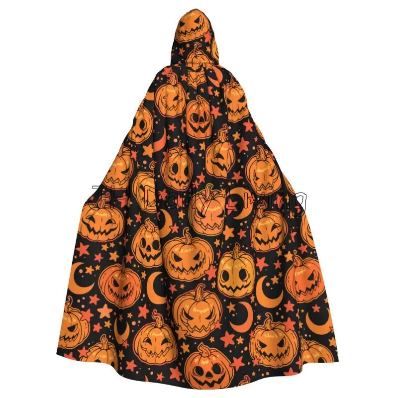 Halloween Pumpkin Star Hooded Cloak Unisex Hood Cloak Reversible Vampire Witch Wicca Cosplay Medieval Costume
Halloween Pumpkin Star Hooded Cloak Unisex Hood Cloak Reversible Vampire Witch Wicca Cosplay Medieval Costume