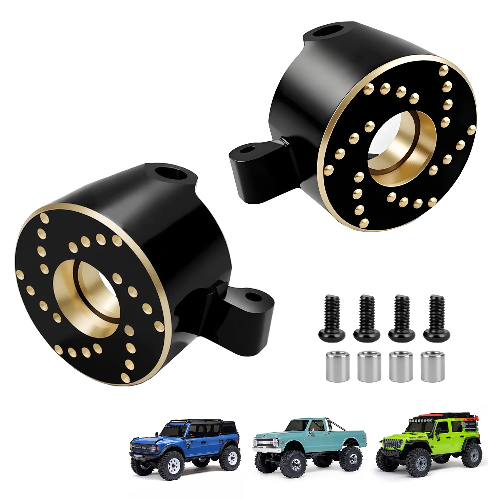 Oisunt 7g SCX30 Brass Steering Knuckles for Axial SCX30 1/30 RC Crawler RC Car Upgrades Parts, 2pc
Oisunt 7g SCX30 Brass Steering Knuckles for Axial SCX30 1/30 RC Crawler RC Car Upgrades Parts, 2pc