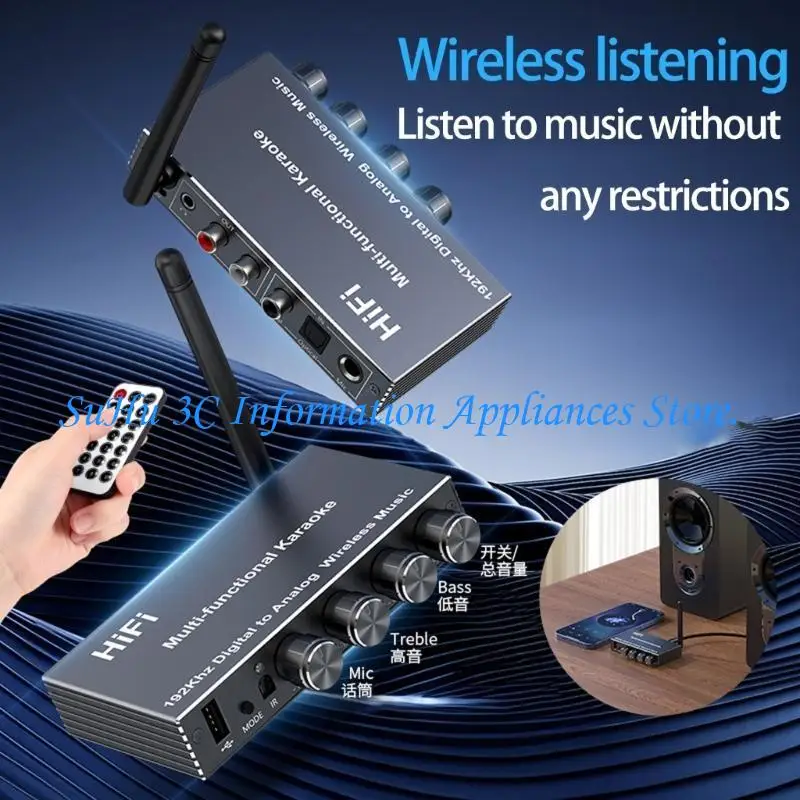 Беспроводной Bluetooth-совместимый адаптер HiFi превращает колонки в беспроводные системы
Беспроводной Bluetooth-совместимый адаптер HiFi превращает колонки в беспроводные системы