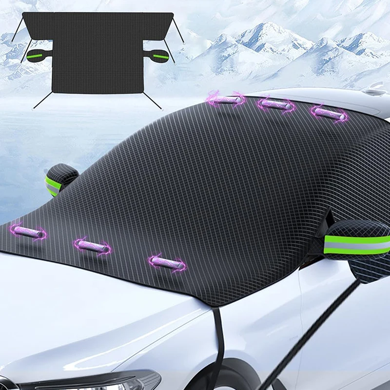 Magnetic Car Front Windscreen Cover Snowproof Car Windshield Sun Shade Anti Frog Waterproof Protector Cover Car Accessories
Magnetic Car Front Windscreen Cover Snowproof Car Windshield Sun Shade Anti Frog Waterproof Protector Cover Car Accessories