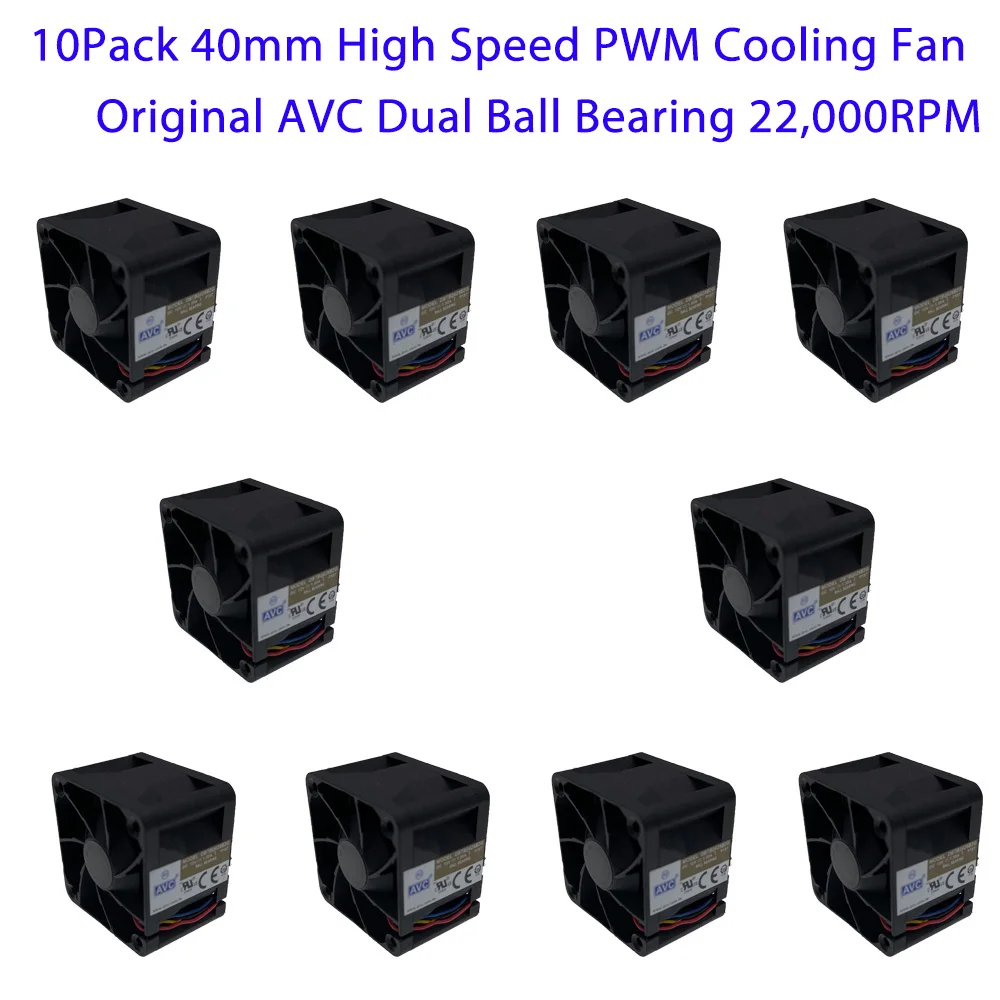 10Pack Radio Car Fan RC Cooling Solutions 40mm High Speed 4028 12V 1A 40*40*28mm 4-wire Ball Bearing High Air Pressure
10Pack Radio Car Fan RC Cooling Solutions 40mm High Speed 4028 12V 1A 40*40*28mm 4-wire Ball Bearing High Air Pressure