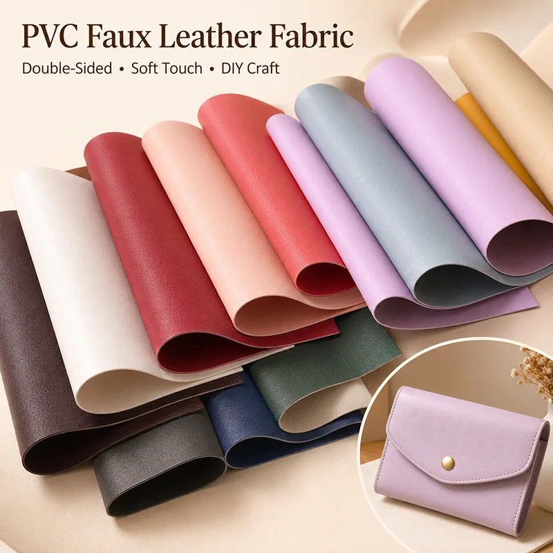 40x135cm 1.8mm Thick PVC Faux Double Sided Leather Fabric for Luggage Bags Table Mat Upholstery Sewing Craft Material Roll Sheet
40x135cm 1.8mm Thick PVC Faux Double Sided Leather Fabric for Luggage Bags Table Mat Upholstery Sewing Craft Material Roll Sheet