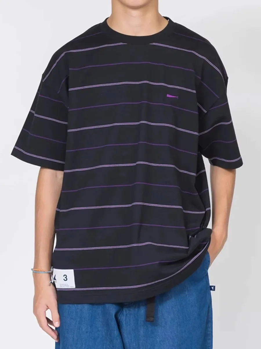 2024 DESCENDANT HORIZONTAL Striped Embroidered Whale Short Sleeve Heavyweight T-shirt TX22
2024 DESCENDANT HORIZONTAL Striped Embroidered Whale Short Sleeve Heavyweight T-shirt TX22