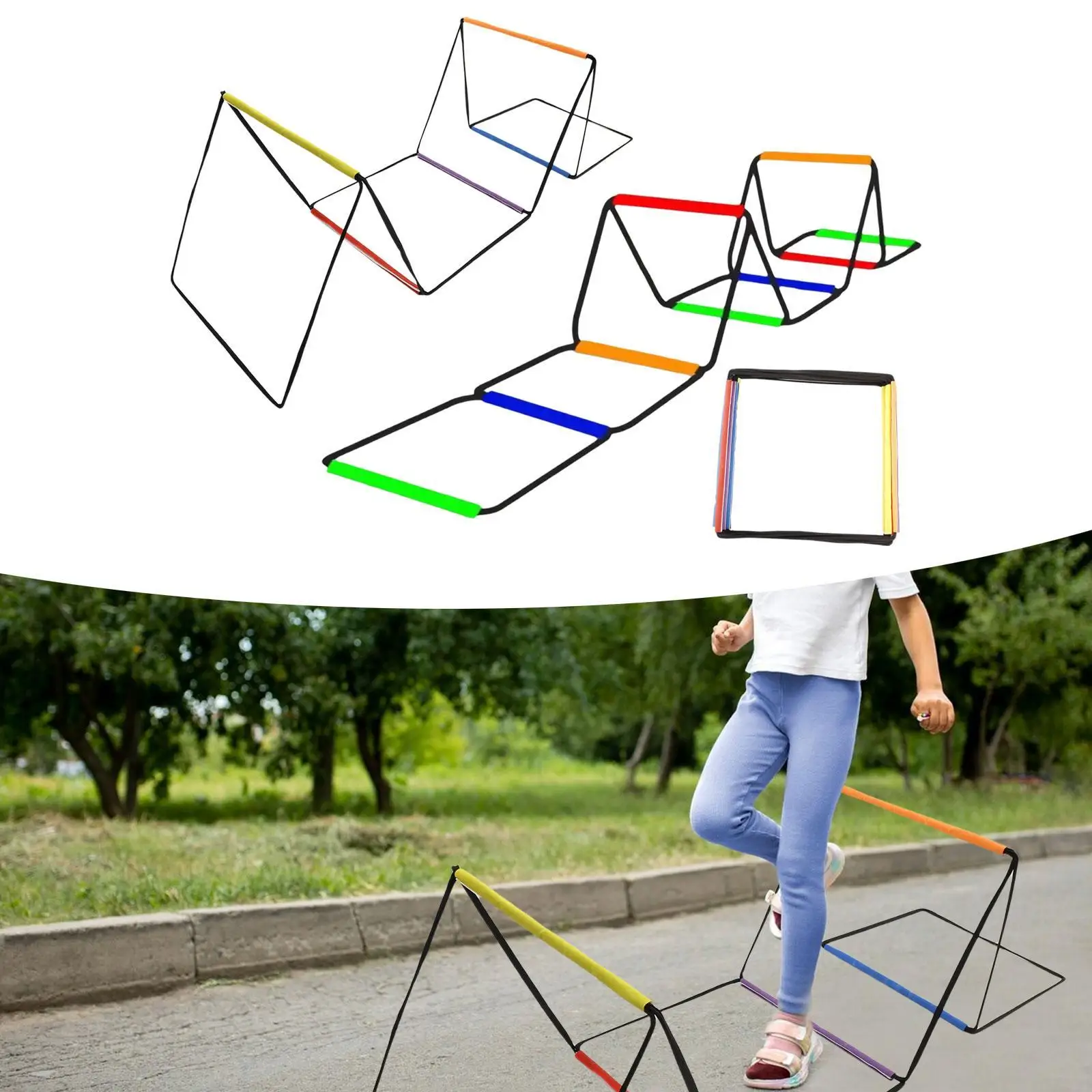 Football Agility Ladder Outdoor Sports Stairs Multipurpose Improves Coordination Fitness Training Agility Training Equipment
Football Agility Ladder Outdoor Sports Stairs Multipurpose Improves Coordination Fitness Training Agility Training Equipment