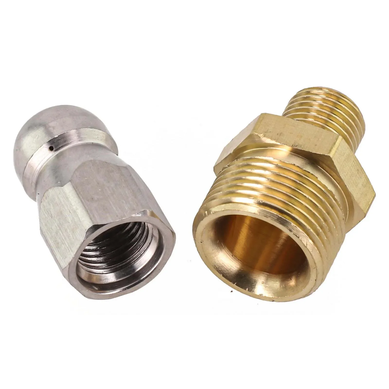 Unclog Nozzle Pipe Dredger Nozzle High Pressure Washer Stainless Steel Copper Accessories Front Rear Tool Attachment Drain
Unclog Nozzle Pipe Dredger Nozzle High Pressure Washer Stainless Steel Copper Accessories Front Rear Tool Attachment Drain