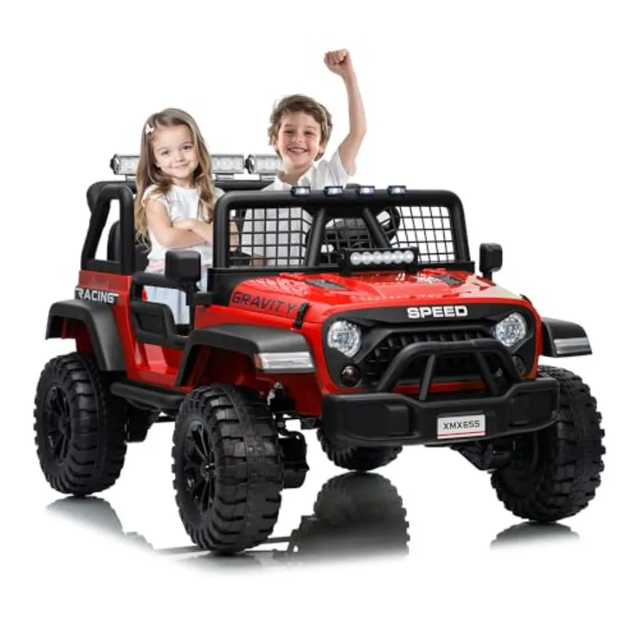 24V 2-Seater Electric Truck for Outdoor Play, ABS Plastic Body, Red, Parent Remote Control 100Min Battery Life
24V 2-Seater Electric Truck for Outdoor Play, ABS Plastic Body, Red, Parent Remote Control 100Min Battery Life