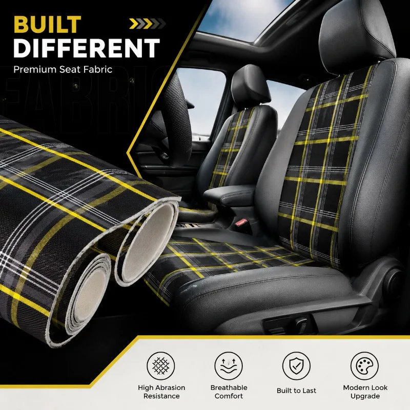 100x150cm Plaid Car Upholstery Fabric with Foam Backing Breathable Durable Cloth for Auto Seat Covers Interior Modification DIY
100x150cm Plaid Car Upholstery Fabric with Foam Backing Breathable Durable Cloth for Auto Seat Covers Interior Modification DIY