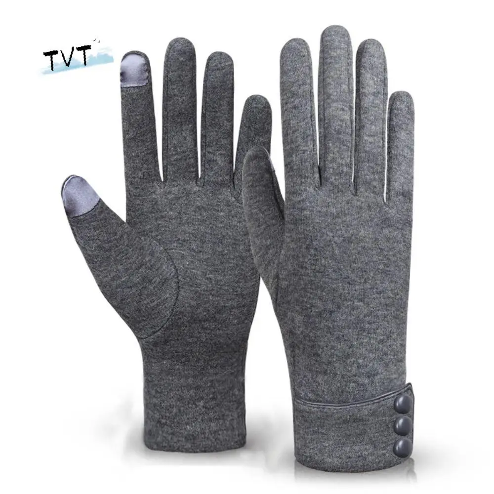 Touch Screen Simple Velvet Gloves Five Finger Korean Style Full Finger Mittens Cycling Gloves Warm Cycling Driving Gloves
Touch Screen Simple Velvet Gloves Five Finger Korean Style Full Finger Mittens Cycling Gloves Warm Cycling Driving Gloves