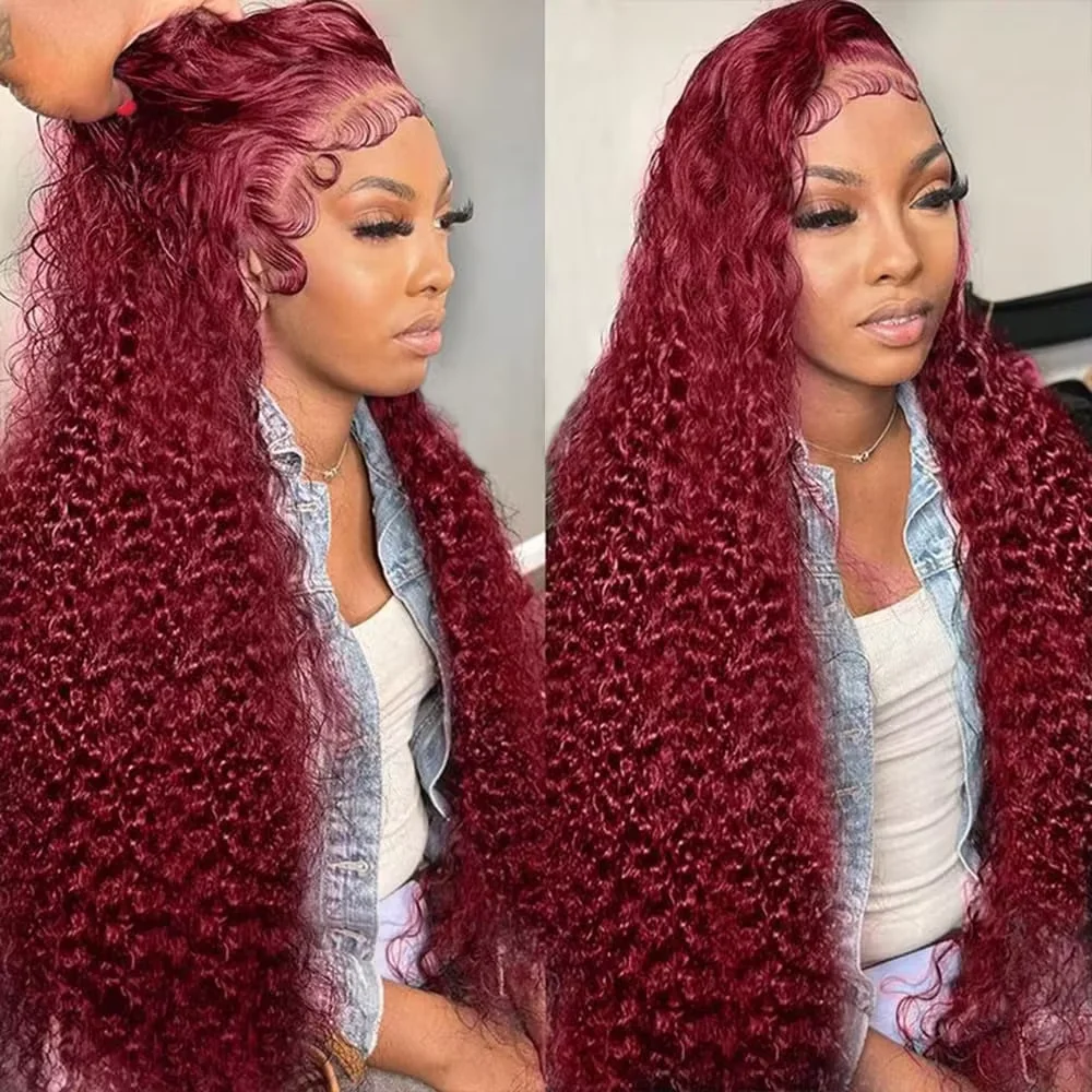 Парик из натуральных волос 99J Burgundy Deep Wave с прозрачным HD-кружевом 13x4 13x6, предварительно проработанной линией роста волос, для женщин
Парик из натуральных волос 99J Burgundy Deep Wave с прозрачным HD-кружевом 13x4 13x6, предварительно проработанной линией роста волос, для женщин