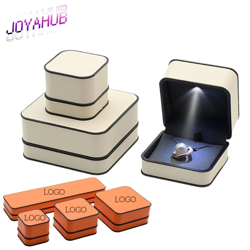 Premium LED Jewelry Gift Box with Custom Logo Ring Necklace Pendant Display Case Fashionable Lighted Storage Organizer for Chain
Premium LED Jewelry Gift Box with Custom Logo Ring Necklace Pendant Display Case Fashionable Lighted Storage Organizer for Chain