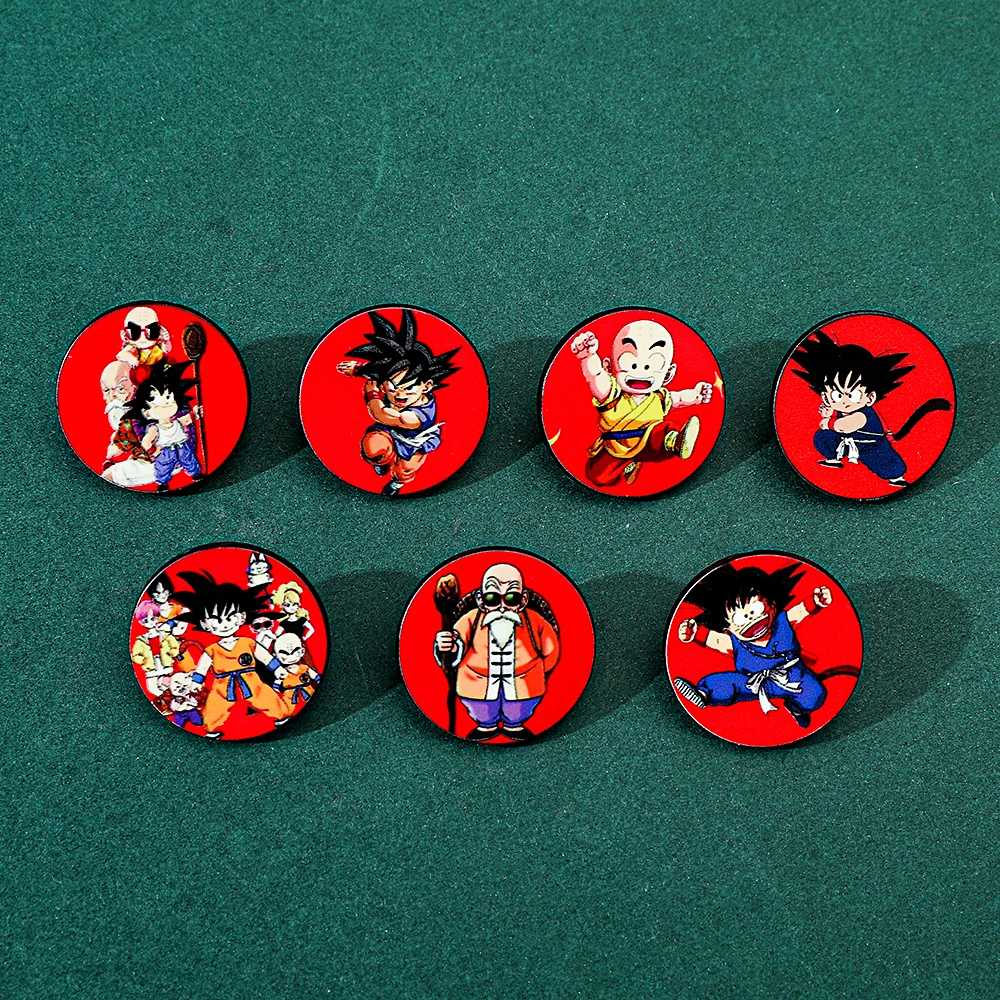 Милый эмалевый значок-брошь Сон Гоку из Dragon Ball – металлический аксессуар для рюкзаков, одежды и украшений для фанатов
Милый эмалевый значок-брошь Сон Гоку из Dragon Ball – металлический аксессуар для рюкзаков, одежды и украшений для фанатов