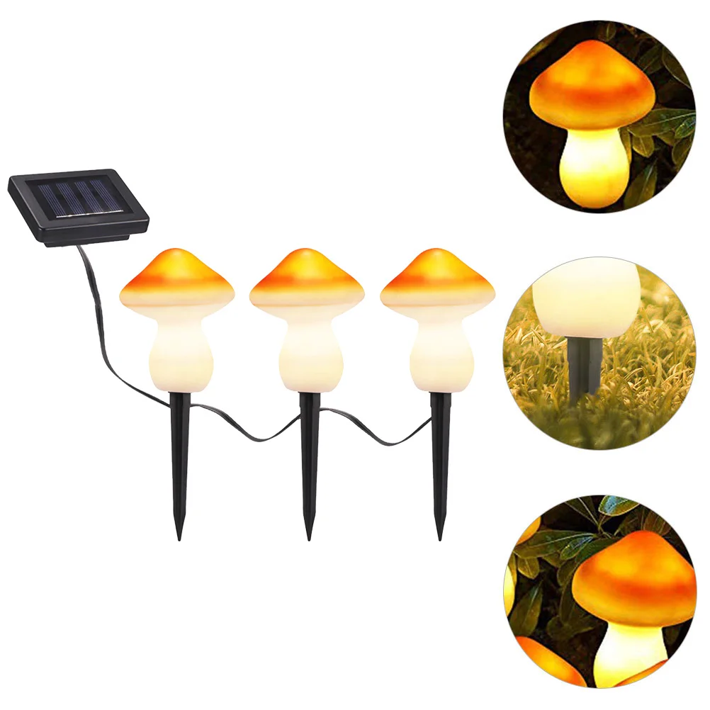 Solar Mushroom Lights Resin ABS Solar Powered Garden Path L Outdoor LED Light Stake Waterproof Bright Yard Decor
Solar Mushroom Lights Resin ABS Solar Powered Garden Path L Outdoor LED Light Stake Waterproof Bright Yard Decor