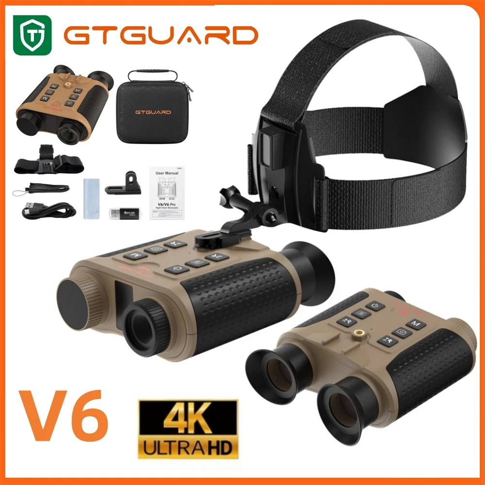 V6 4K 8X Digital Zoom Night Vision Binoculars for Adults,Head Mounted Tactical Helmet Night Vision Goggles for Outdoor Hunting
V6 4K 8X Digital Zoom Night Vision Binoculars for Adults,Head Mounted Tactical Helmet Night Vision Goggles for Outdoor Hunting