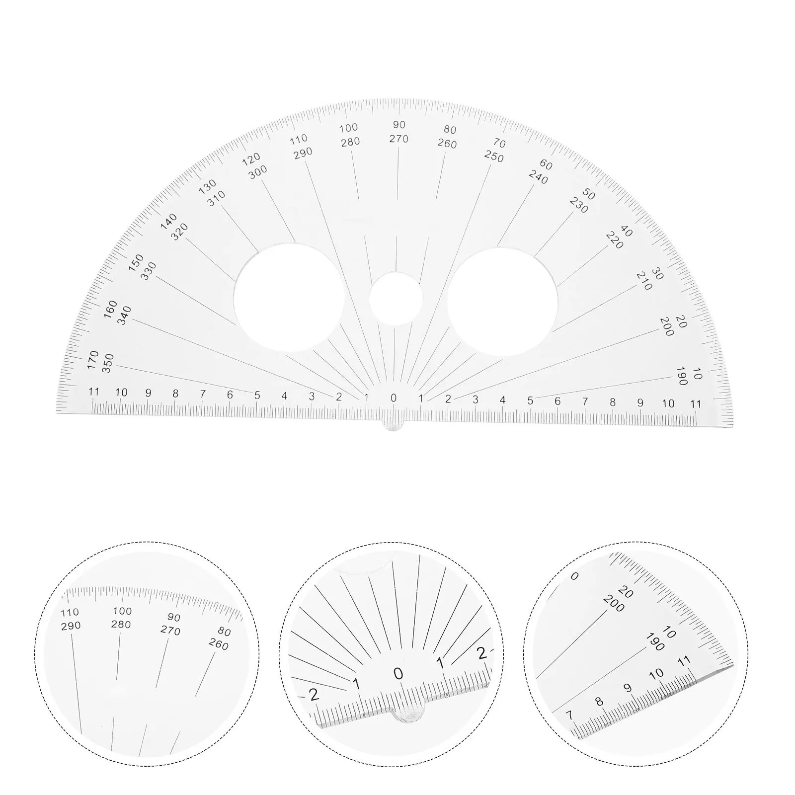 180 Degree Plastic Protractor Small Lightweight Portable Clear Math Protractor for School Office Drawing Drafting Measuring
180 Degree Plastic Protractor Small Lightweight Portable Clear Math Protractor for School Office Drawing Drafting Measuring