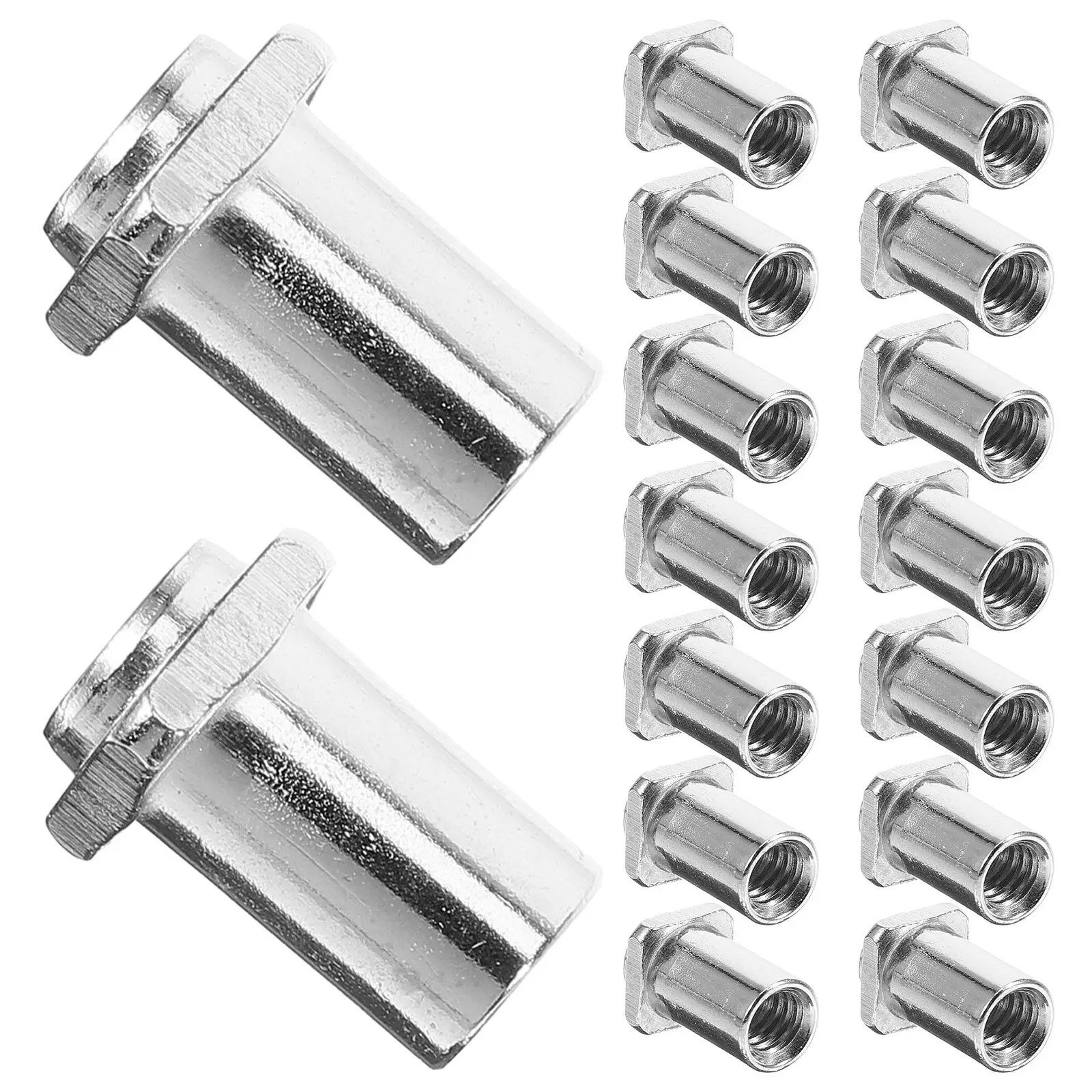 20pcs Swivel Nuts 5MM 6MM Silver for Drum Lug Tom Snare Parts Accessories Replacement Jazz Instrument Hardware
20pcs Swivel Nuts 5MM 6MM Silver for Drum Lug Tom Snare Parts Accessories Replacement Jazz Instrument Hardware