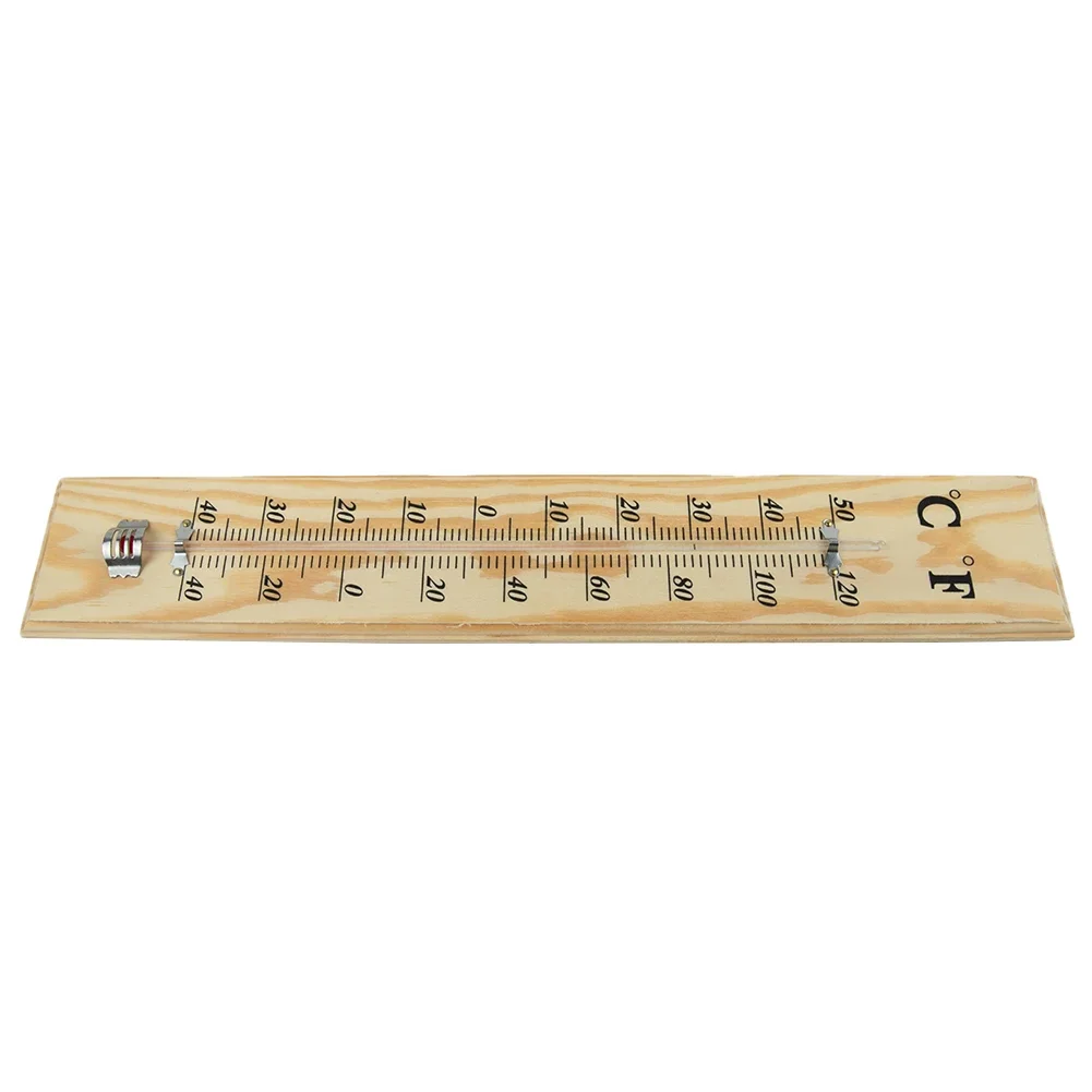 Tool Wooden Thermometer Wooden 40cm X 7cm X 1cm Garden Décor Indoor Pine + Red Kerosene Thermometer Durable Exquisite
Tool Wooden Thermometer Wooden 40cm X 7cm X 1cm Garden Décor Indoor Pine + Red Kerosene Thermometer Durable Exquisite