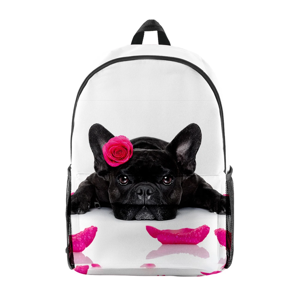 Cool !! Lovely French Bulldog Primary Middle School Students Schoolbag Men Women Oxford Waterproof High Capacity Travel Backpack
Cool !! Lovely French Bulldog Primary Middle School Students Schoolbag Men Women Oxford Waterproof High Capacity Travel Backpack