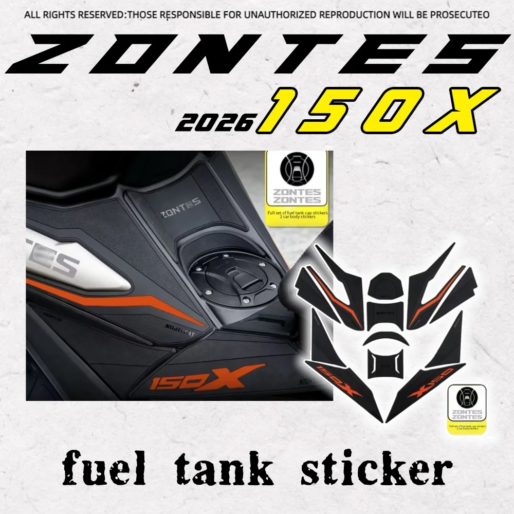 For 2026 ZONTES 150X modification parts: rubber fuel tank sticker, thickened anti-scratch protective film for the vehicle body.
For 2026 ZONTES 150X modification parts: rubber fuel tank sticker, thickened anti-scratch protective film for the vehicle body.