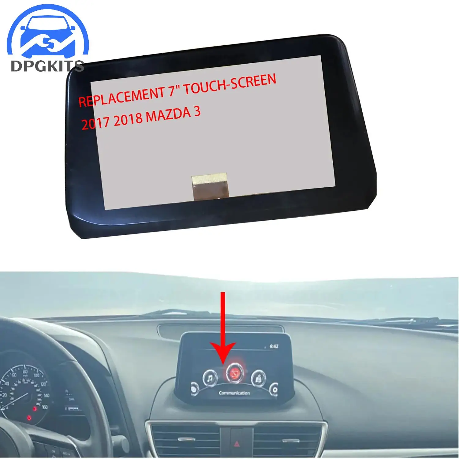 1PC 7" TOUCH-SCREEN DISPLAY For 17 18 MAZDA 3 B61A611J0 Car Accessories Part Replacement
1PC 7" TOUCH-SCREEN DISPLAY For 17 18 MAZDA 3 B61A611J0 Car Accessories Part Replacement