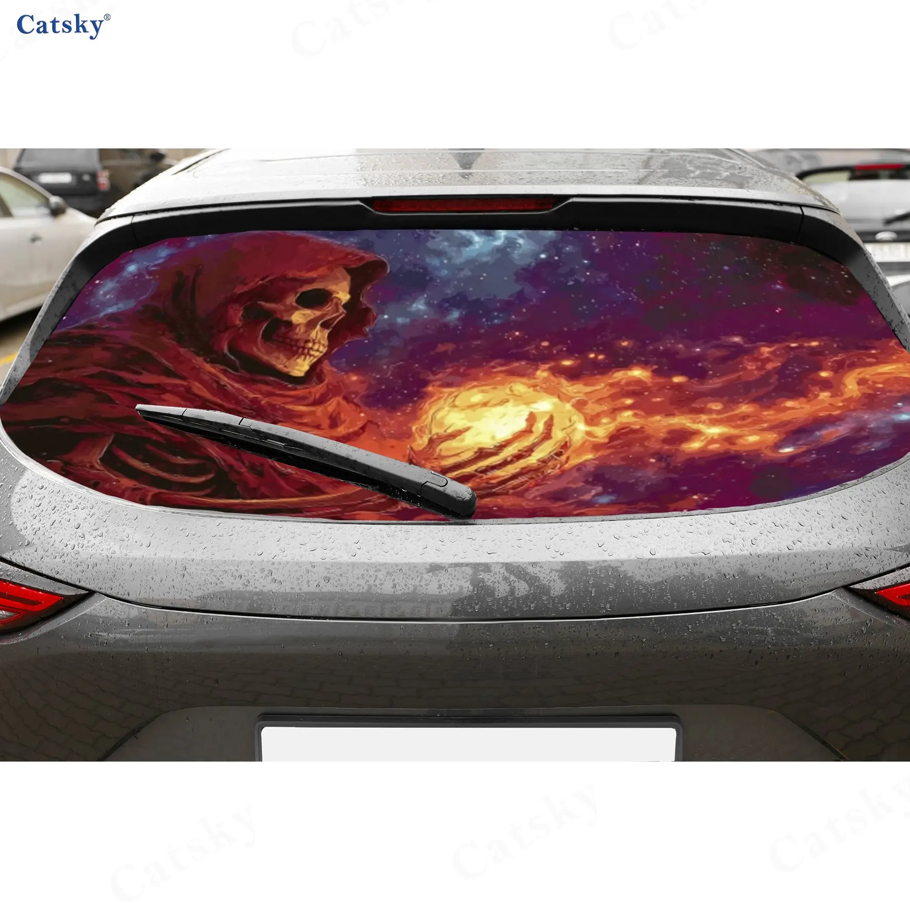 Stellar Blaze Bone Mage PVC material self-adhesive waterproof car rear window sticker, easy to paste without falling off, waterp
Stellar Blaze Bone Mage PVC material self-adhesive waterproof car rear window sticker, easy to paste without falling off, waterp