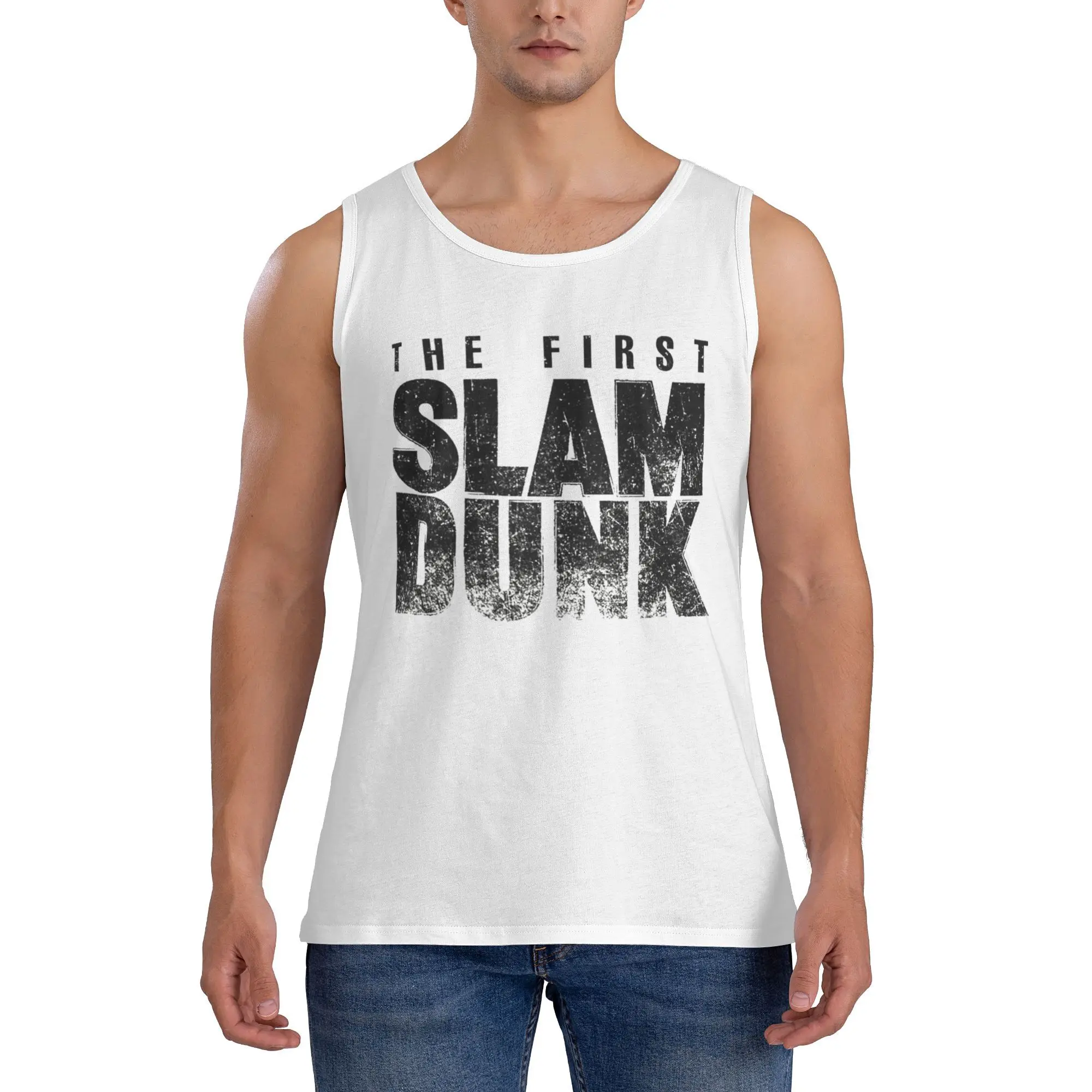2025 Mens Fashion Outdoor Tank Top The First Slam Dunk Vintage Tops Fitness Sleeveless Shirt Summer
2025 Mens Fashion Outdoor Tank Top The First Slam Dunk Vintage Tops Fitness Sleeveless Shirt Summer
