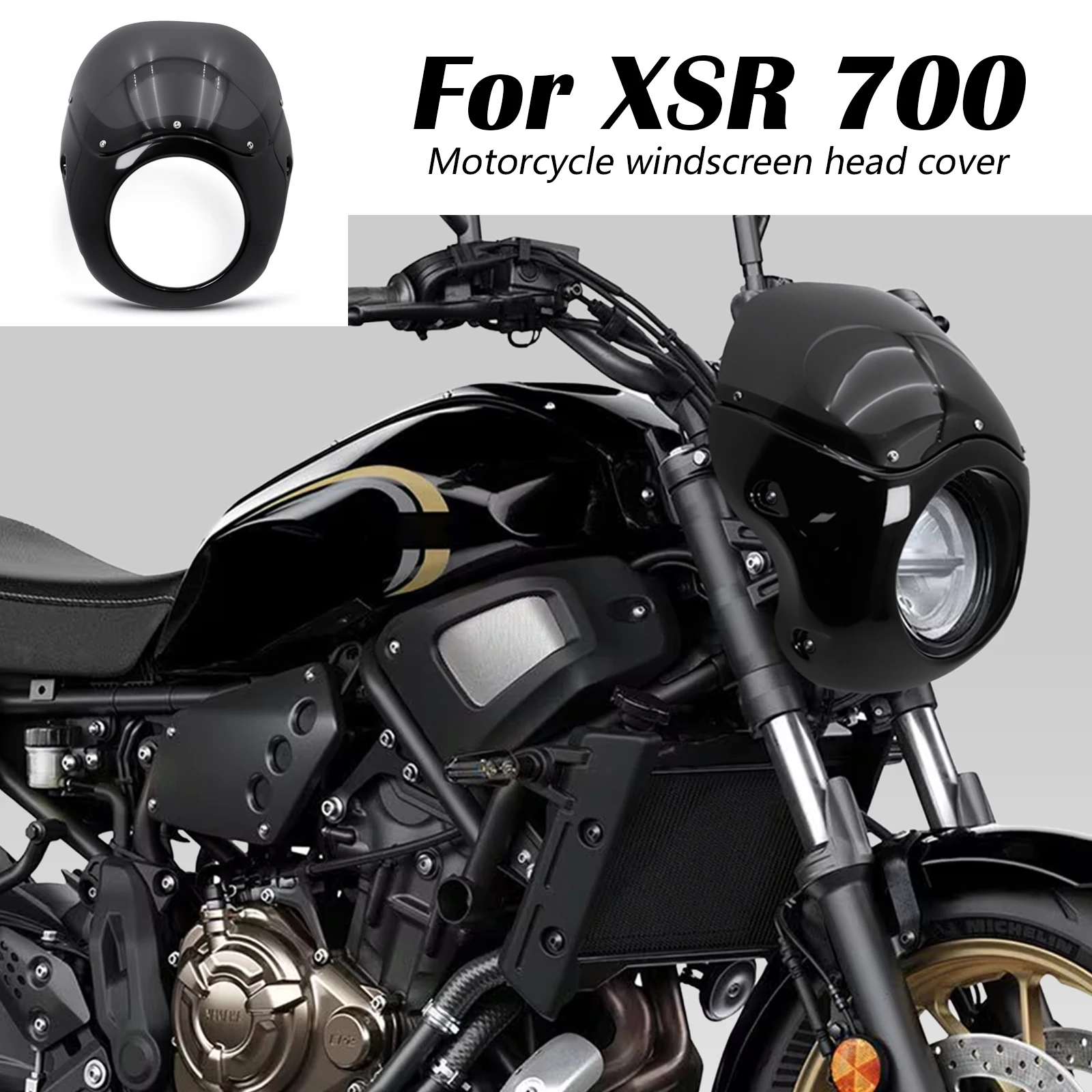 XSR 700 2025 Motorcycle Windscreen Front Windshield For YAMAHA XSR700 2022-2026 Wind Headlight Protector Cover xsr 700 2024
XSR 700 2025 Motorcycle Windscreen Front Windshield For YAMAHA XSR700 2022-2026 Wind Headlight Protector Cover xsr 700 2024