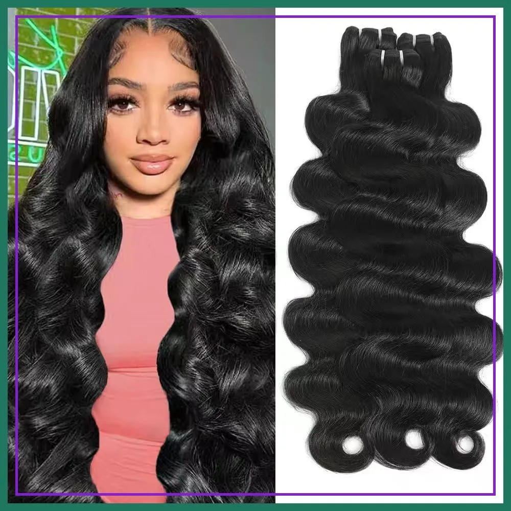16A Body Wave Human Hair Bundles 18 20 22 Inch 100% Unprocessed Brazilian Virgin Hair 3 Bundles Natural Black Weave
16A Body Wave Human Hair Bundles 18 20 22 Inch 100% Unprocessed Brazilian Virgin Hair 3 Bundles Natural Black Weave