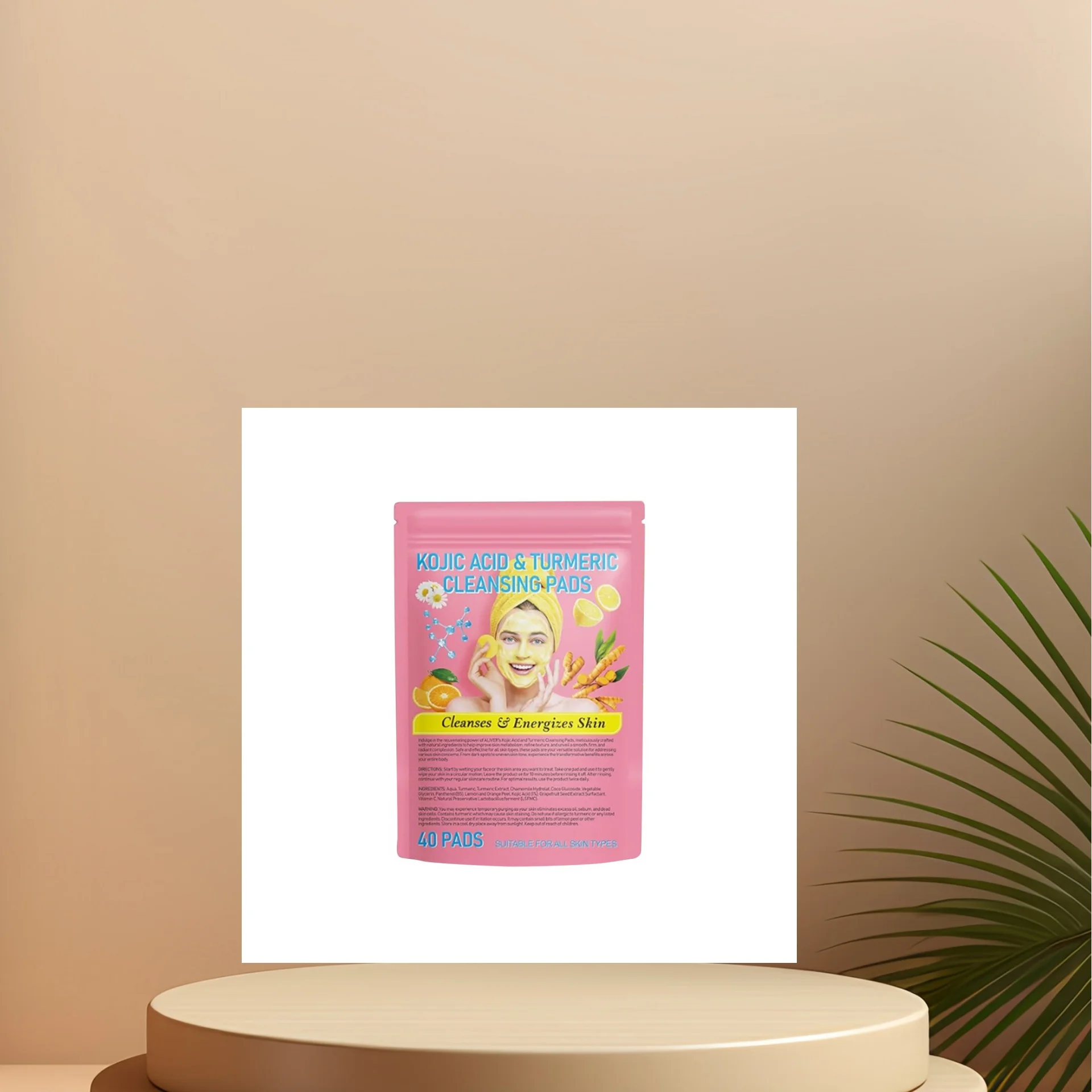 Cleansing Pads Kojic Cleansing Pads Helps Balance Skin Oil Water Hydrating Remove Excess Keratin From The Body'S Skin 40pc/30ml
Cleansing Pads Kojic Cleansing Pads Helps Balance Skin Oil Water Hydrating Remove Excess Keratin From The Body'S Skin 40pc/30ml