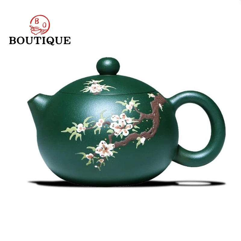 200ml High-end Yixing Purple Clay Teapots Handmade Plum Bossom Xishi Tea Pot Ball Hole Filter Kettle Chinese Zisha Tea Set Gifts
200ml High-end Yixing Purple Clay Teapots Handmade Plum Bossom Xishi Tea Pot Ball Hole Filter Kettle Chinese Zisha Tea Set Gifts