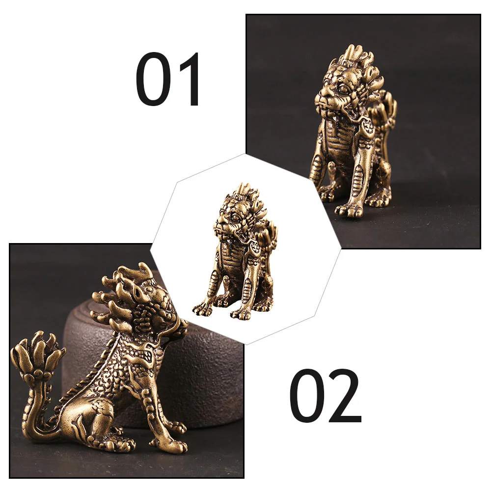 Brass Kirin nament Home Adornment Small Decor Craft Desktop Office Housewarming Gift Style Longevity Blessing Miniature
Brass Kirin nament Home Adornment Small Decor Craft Desktop Office Housewarming Gift Style Longevity Blessing Miniature