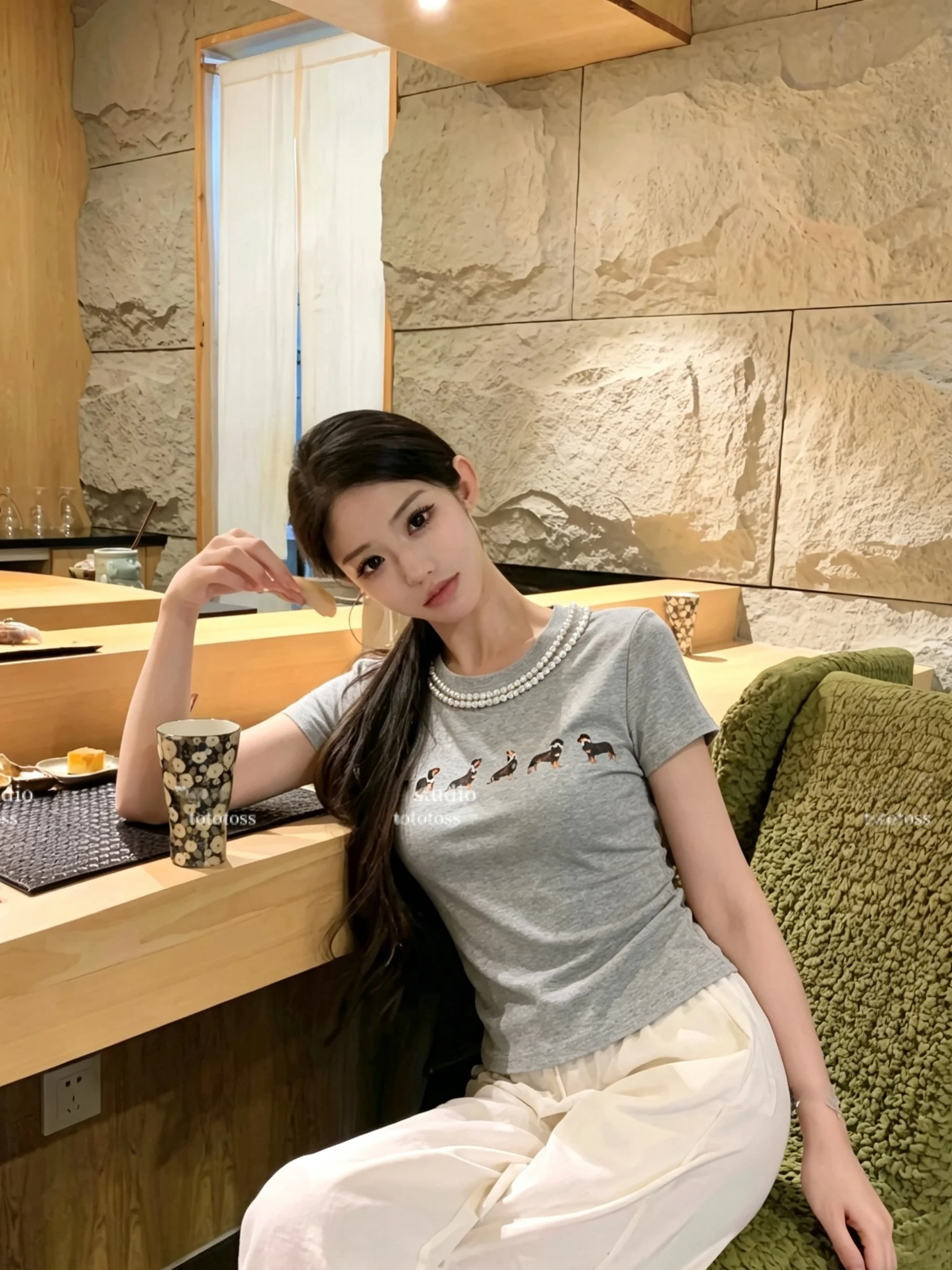 Ограниченная серия Jennie Dog Tag Nelace ort Sve Slim Fit ort Футболка для женщин Hot Girl Sle Летняя хлопковая круглая футболка Ne
Ограниченная серия Jennie Dog Tag Nelace ort Sve Slim Fit ort Футболка для женщин Hot Girl Sle Летняя хлопковая круглая футболка Ne
