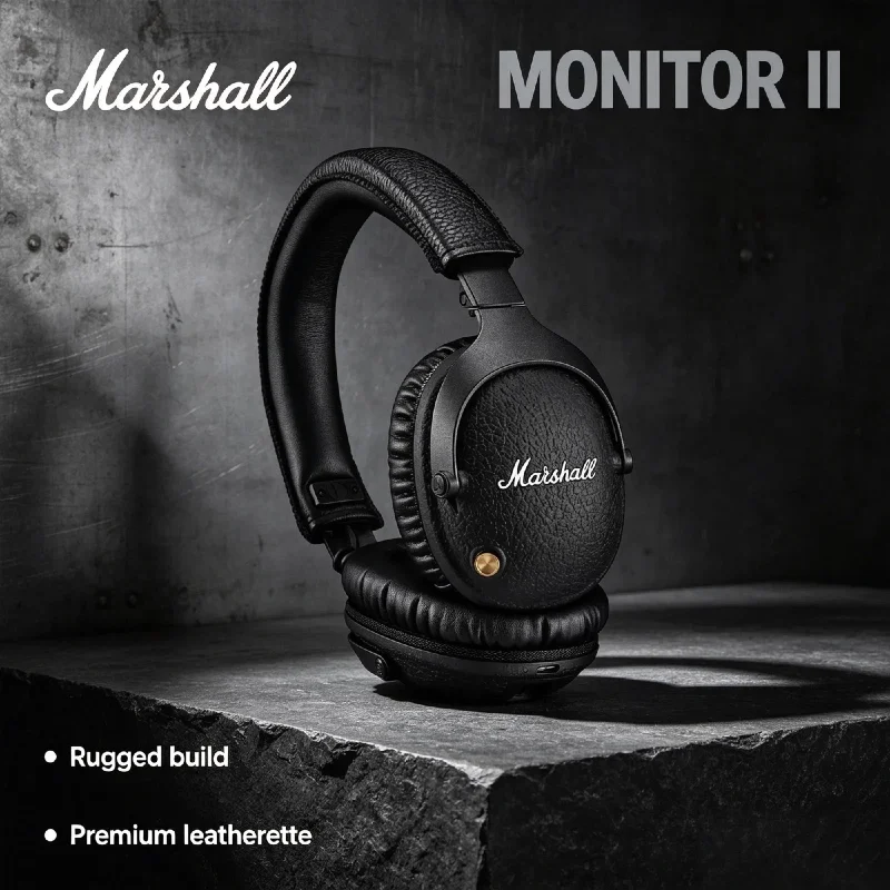 Беспроводные наушники Marshall MONITOR II ANC с активным шумоподавлением, сабвуфером, для игр, музыки и спорта, оригинальные, премиум-класса, 30 часов работы
Беспроводные наушники Marshall MONITOR II ANC с активным шумоподавлением, сабвуфером, для игр, музыки и спорта, оригинальные, премиум-класса, 30 часов работы