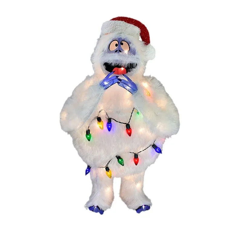 Snowman holding lamp standing wrought iron Santa, decorative doll gift Christmas hat with lamp
Snowman holding lamp standing wrought iron Santa, decorative doll gift Christmas hat with lamp