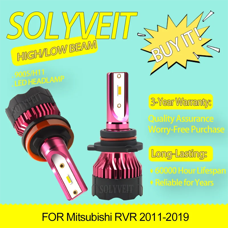 Dustproof Sealed Design 9005 H11 LED HIGH LOW BEAM HEADLAMP FOR Mitsubishi RVR 2011 2012 2013 2014 2015 2016 2017 2018 2019
Dustproof Sealed Design 9005 H11 LED HIGH LOW BEAM HEADLAMP FOR Mitsubishi RVR 2011 2012 2013 2014 2015 2016 2017 2018 2019