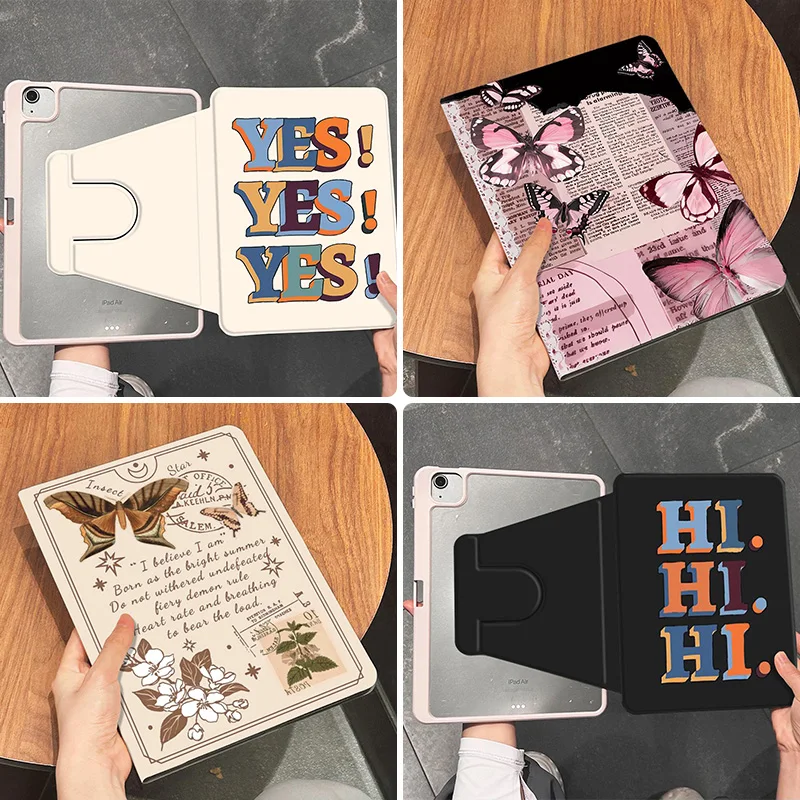 For Ipad Pro 11” Case IPad Air 6 11 2024 720° Rotation Shell Accessories for IPad 5th 6th 7th 8th 9th Gen Case Mini 6 8.3 Inch
For Ipad Pro 11” Case IPad Air 6 11 2024 720° Rotation Shell Accessories for IPad 5th 6th 7th 8th 9th Gen Case Mini 6 8.3 Inch