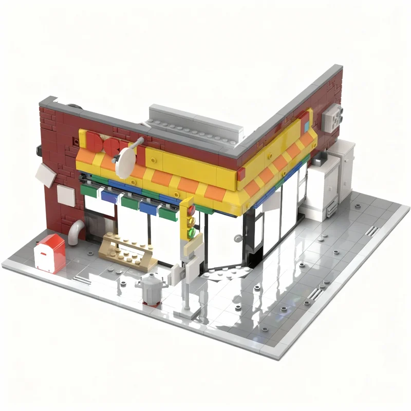 898PCS MOC Hero Movie Spider Convenience Store Drawings Model Creative Building Blocks Assembly Building Blocks Display Gift Set
898PCS MOC Hero Movie Spider Convenience Store Drawings Model Creative Building Blocks Assembly Building Blocks Display Gift Set