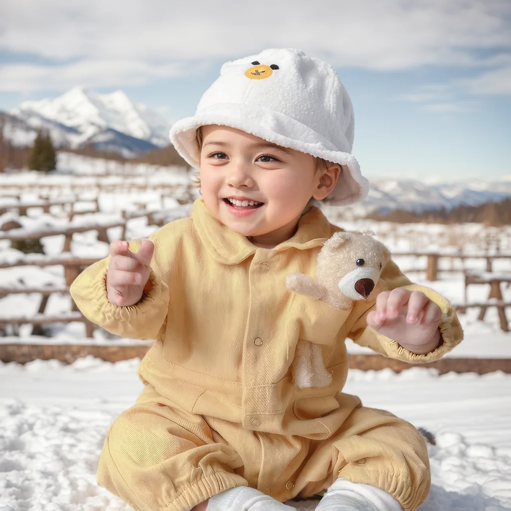 Sanlutoz Casual Long Sleeve Winter Baby Boys Rompers Infants Clothing Jumpsuits with Cute Bear
Sanlutoz Casual Long Sleeve Winter Baby Boys Rompers Infants Clothing Jumpsuits with Cute Bear