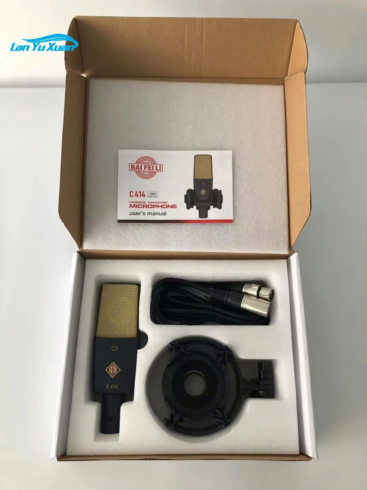 BAIFEILI C414 Professional Condenser Mic Studio Singing Microphone for Karaoke Podcast Recording Tiktok Live Streaming 
BAIFEILI C414 Professional Condenser Mic Studio Singing Microphone for Karaoke Podcast Recording Tiktok Live Streaming