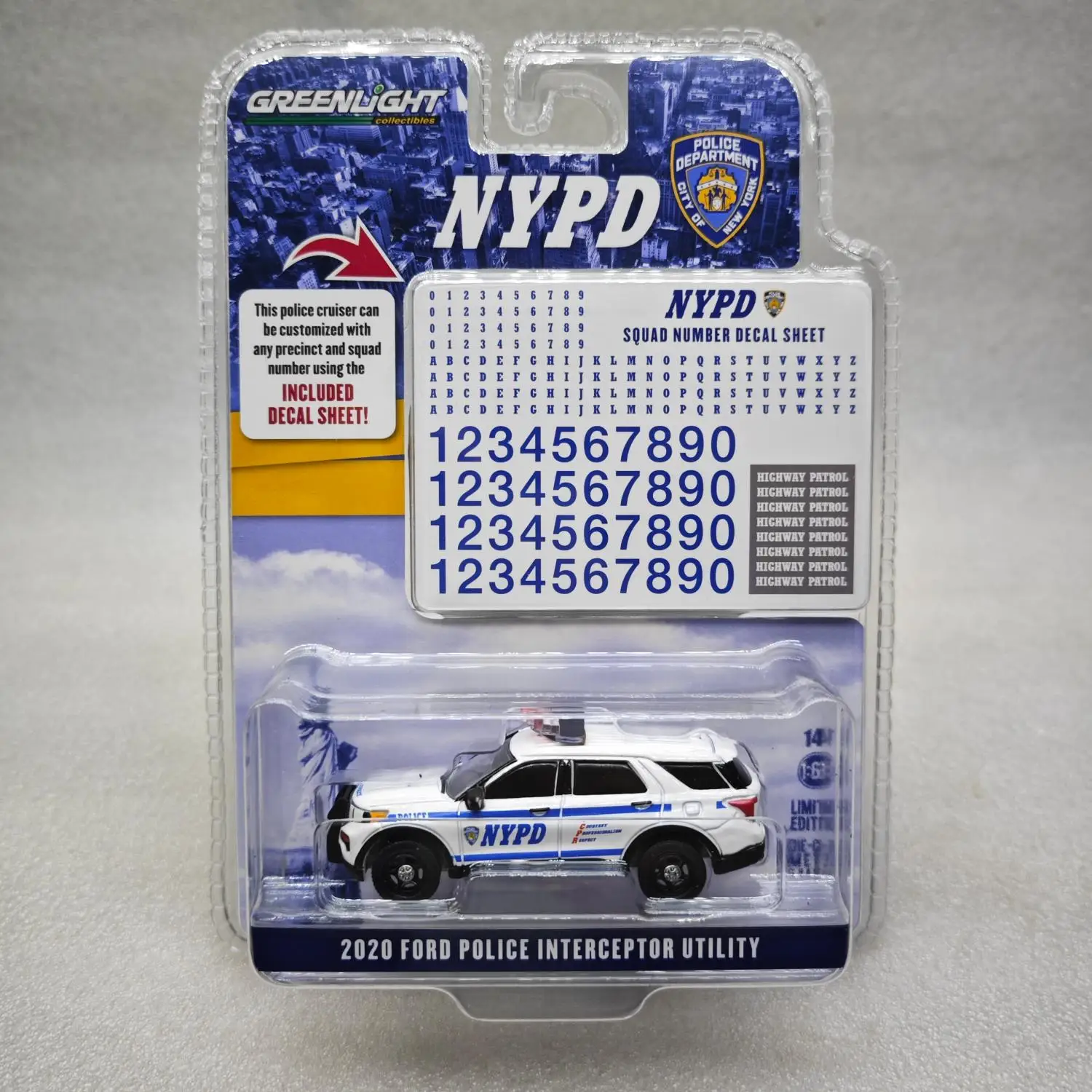 1:64 2020 FORD POLICE INTERCEPTOR UTILITY High Simulation Alloy Car Model Collectible Toy Gift Souvenir Display Ornament
1:64 2020 FORD POLICE INTERCEPTOR UTILITY High Simulation Alloy Car Model Collectible Toy Gift Souvenir Display Ornament