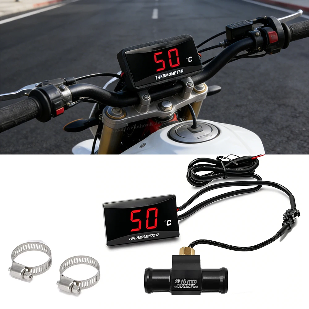 Motorcycle Red Water Temperature Gauge Mini Meter Moto Universal Thermometer For Yamaha Honda Kawasaki Suzuki Sensor Racing
Motorcycle Red Water Temperature Gauge Mini Meter Moto Universal Thermometer For Yamaha Honda Kawasaki Suzuki Sensor Racing